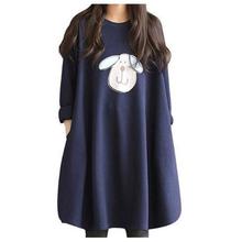 2018 Autumn Winter Shirts Loose Maternity Dress Cotton Long Sleeve