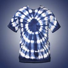 Blue/White Tie Dye T-Shirt For Women