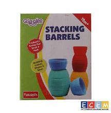 Funskool Stacking Barrels Multicolor