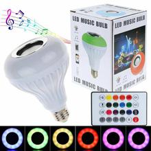 Smart Wireless Bluetooth Speaker Music Playing Colorful LED Bulb