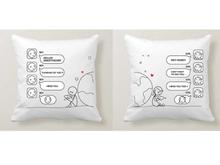 Couple Love  theme Printed  Cushion  (Pack of 2)