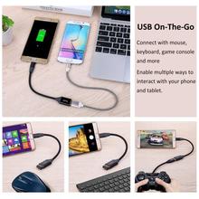 OTG Cable, Pofesun 0.5ft USB C OTG Cable