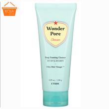 KOJA ETUDE HOUSE Wonder Pore Cleanser 150g (5 fl. Oz) | Kbeauty | Deep Foam Cleanser for Sensitive Skin to Balance Sebum Level, Clean Dirt and Impurities in Pores | Ultra Mint Vinegar for a Fresh Finish