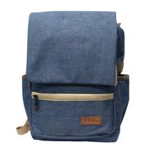 Blue Casual Flap Backpack (Unisex) - 20