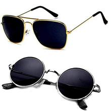Y&S Latest 2019 Style Sunglasses Combo Set of 2 with 2 Boxes