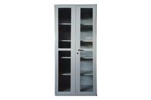 Tiger Glass Door Cabinet with 5 Shelves