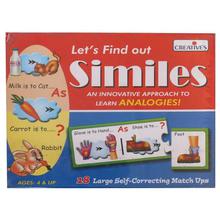 Creative Educational Aids Similes Puzzle Game - Multicolored