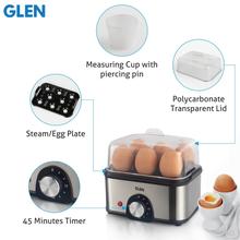 Glen 3-in-1 Electric Multi Cooker Egg Boiler, Steam, Cook & Boil, 350W