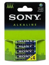 Sony AM4LB4D Alkaline AAA Sized Battery (Set Of 4)