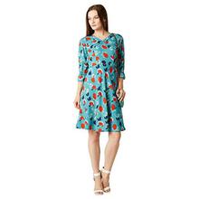 Miss Chase Women's Multicolored Floral Print Mini Skater