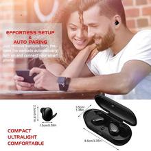 ANBES TWS Wireless Mini Bluetooth 5.0 Earphone Touch