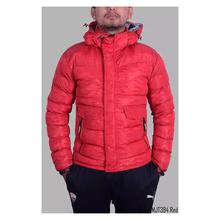 Hi-Fashion Silicon Hooded Jacket For Men-Red