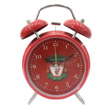 Liverpool Round Alarm Table Clock – Red/Green