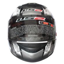 LS2  Rapid Spots Shine Full Helmet - Black/White