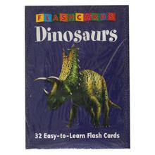 Dinosaurs Flash Cards (32 Pieces) - Blue