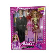 Barbie Family Doll Set For Kids - 3 Pcs