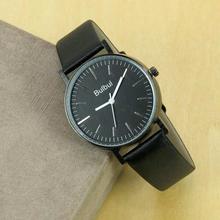 Black Strap Round Dial Analog Watch (Unisex)