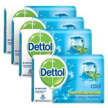 Dettol Soap Cool 75gm (Buy3 Get 1 Free)