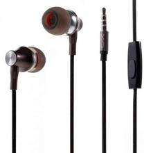 XO-S7 Stereo In-ear 3.5mm Music Earphone with Microphone for iPhone, Samsung-Silver