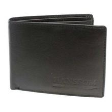 Black Bi-Fold Solid Wallet For Men