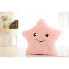 Luminous Pillow Star Cushion Colorful Glowing Pillow Plush