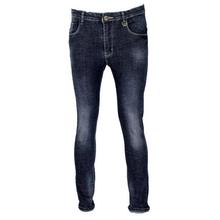 Dark Grey Skinny Fit Washed Jeans For Men