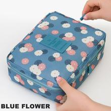 Neceser Zipper Makeup Bag Neceseries Cosmetic Bag Flower Beauty Case Make Up kit bag Purse Organizer Storage Travel Wash Pouch