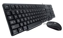 Logitech MK100 Classic Desktop Keyboard & Mouse Combo - Black