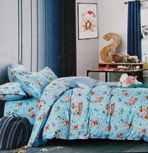 Cartoon Printed Jean Cotton  King sized  Bed Sheet With 2 Pillow Covers