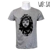 'Kumari' Printed T-Shirt- Grey