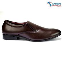 Slipon Leather Shoes For Men (910)- Cherry