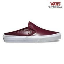 Vans Maroon VN0004KTIFL - Classic Slip-On Mule Sneakers For Women -6132