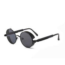 Black Vintage Gothic steampunk Sunglasses Unisex