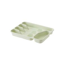 Multicolored Plastic Kitchen Cutlery Organizer Tray