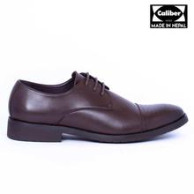 Caliber Shoes Coffee Wing Tip Lace Up Formal Shoes For Men - ( T 505 C)
