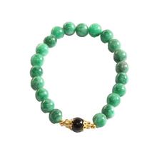 Jade Green Onyx Designed Bracelet For Men - SD015