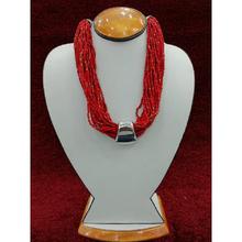 Red Potey Chunky Necklace