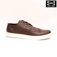 Caliber Shoes Coffee Casual Lace Up Shoes For Men - (391 C)