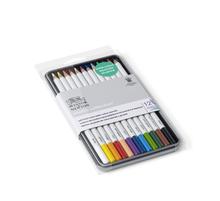 Winsor & Newton Studio Watercolor Pencils 12 Tin, Soft-Thick Core