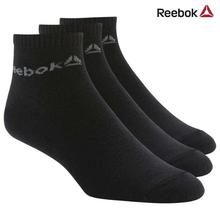 Reebok Black Active Core Ankle Socks 3 Pack (Unisex) - DU2921
