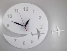 Flying Aeroplane Decorative Wall Clock