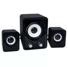 Stereo 2.1 USB Speaker With Bass And Volume Control