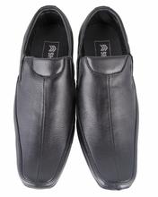 Shikhar Men's Black Slip On Formal Shoes