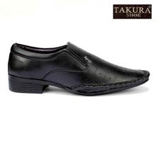 Takura Black Slip-On Formal Shoes For Men- 3251