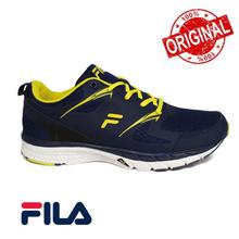 Fila Navy/Yellow Nebula Running Shoes For Men - (SS18ATOFM177)