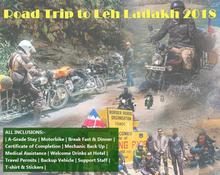 550 CC Bike Self Ride Ladakh Trip For  Person – 10N11D