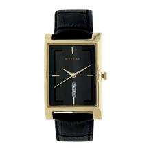 Titan Analogue Black Dial Men's Watch - 1641Yl05