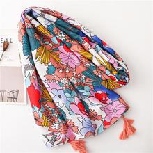 Korean Style Sun Protection Premium Printed Scarves For