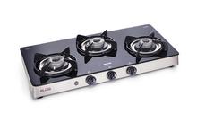 ALDA 3 BURNER GLASS TOP GAS STOVE ( CTA 131)