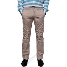 Stretchable Dark Beige Twill Pant for Men